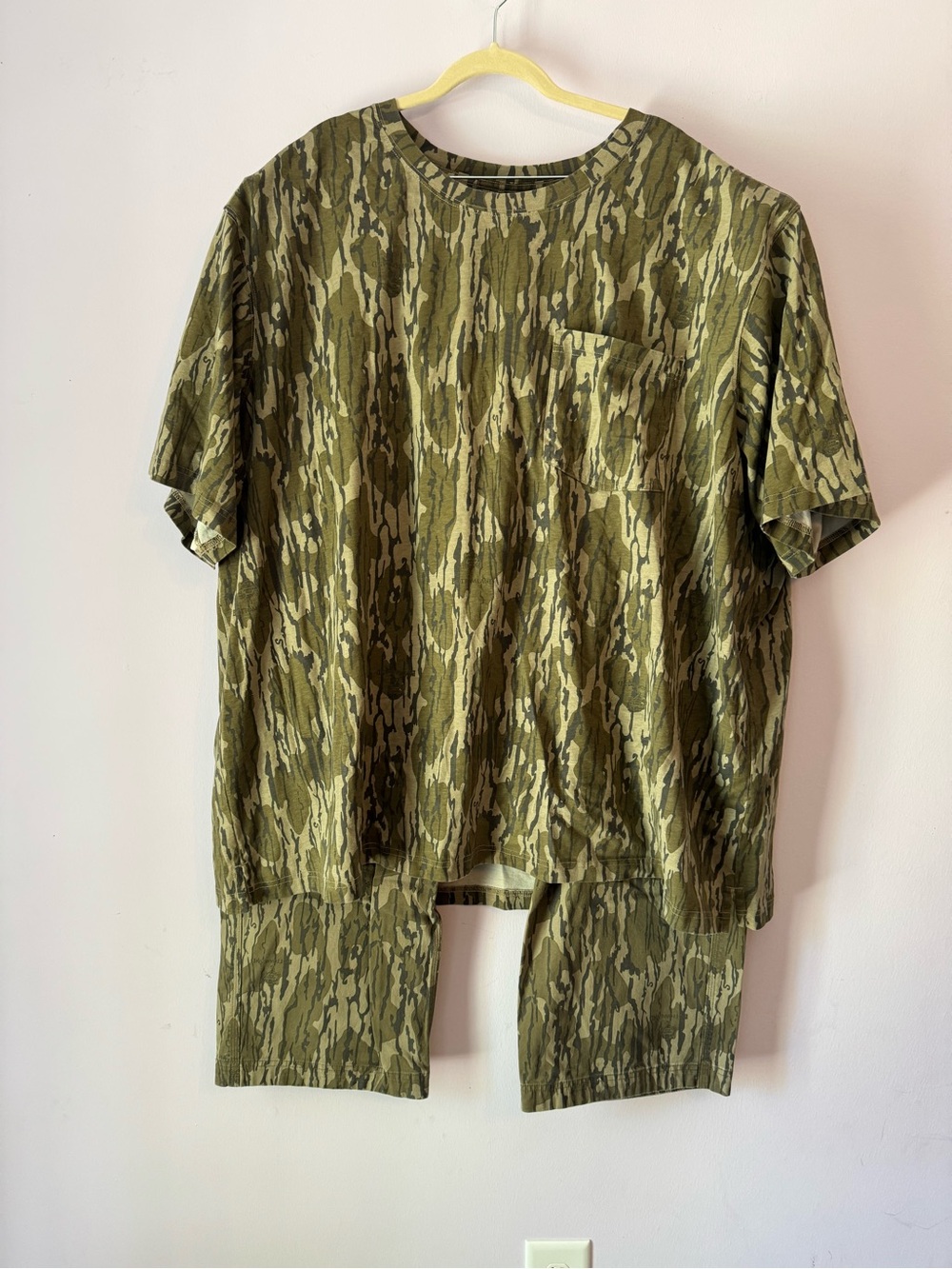 Duluth Trading Mossy Oak Bottomland Hunting Clothes 4X Shirt & 46x30 Pants